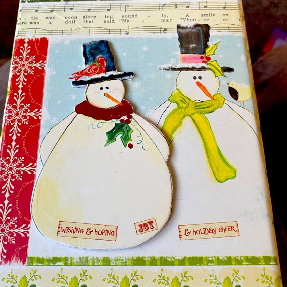 Snowman Christmas Gift Box with an nonslip Surprise